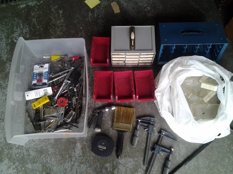 lot 60 image: Large Lot Of Misc. Tools, Organizers, Drawers