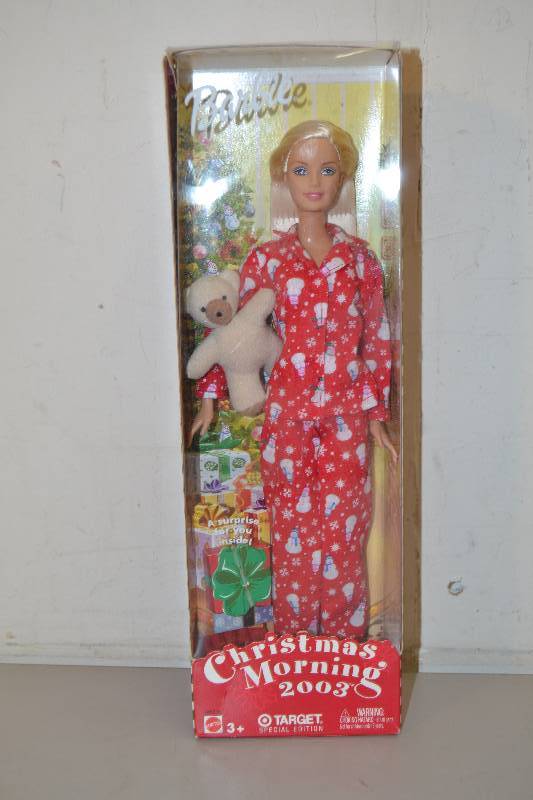 lot 14 image: Christmas Morning Barbie