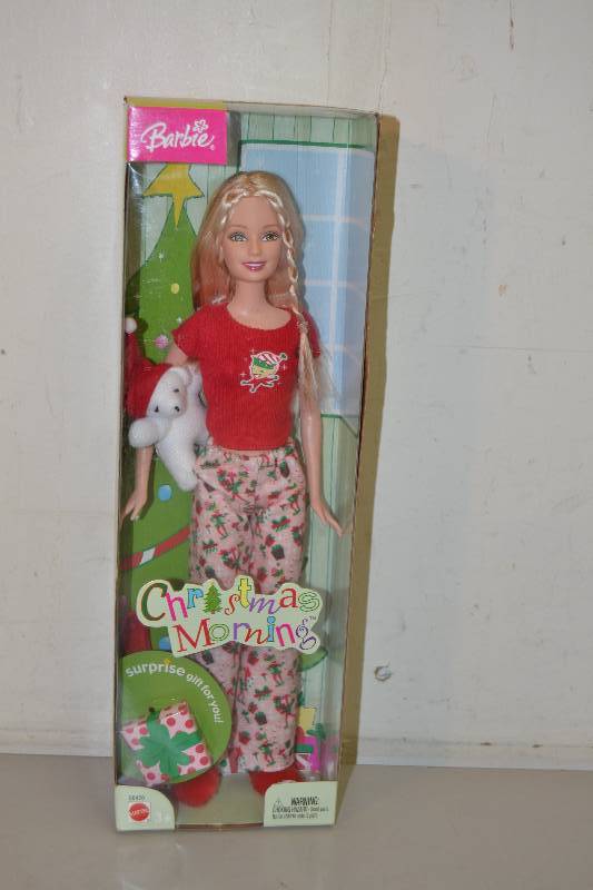 lot 16 image: Christmas Morning Barbie