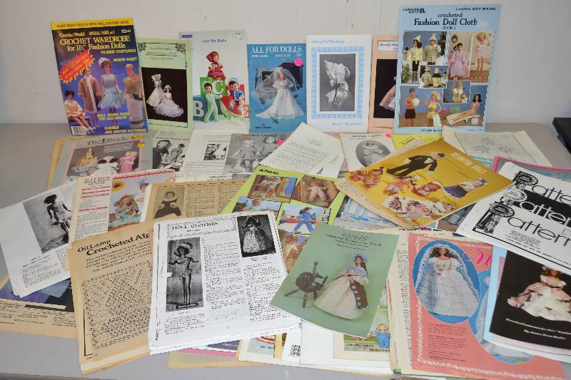 lot 52 image: Fashion and Baby Doll Clothing Patterns