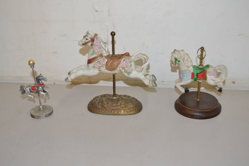 lot 88 image: Carousel Horses