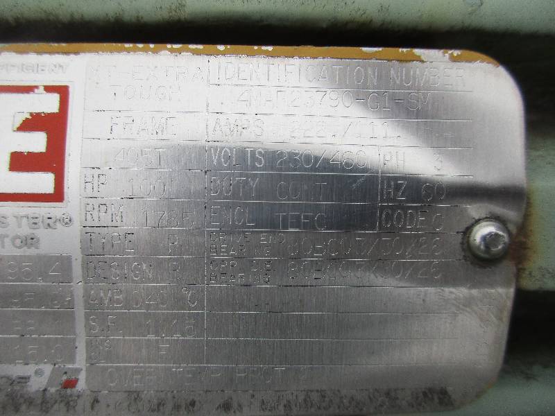 100HP motor