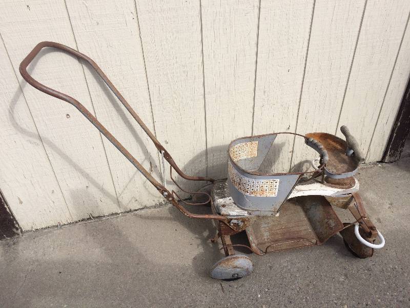 lot 51 image: Antique Baby Stroller