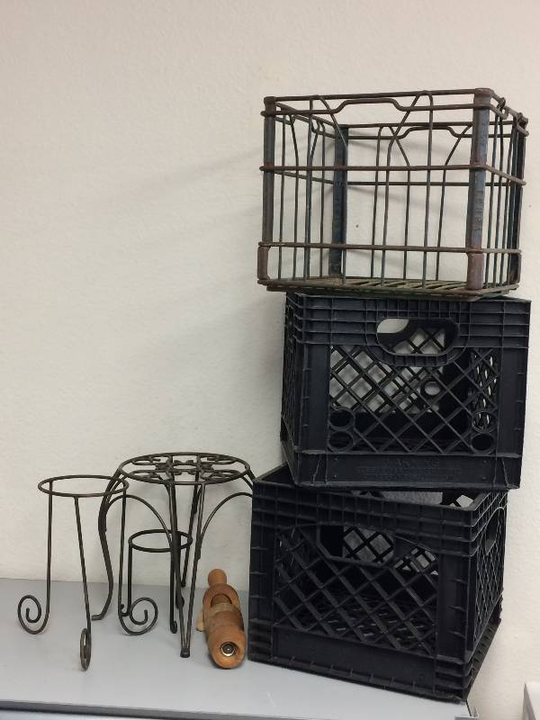 lot 58 image: Plant Stands and Crates