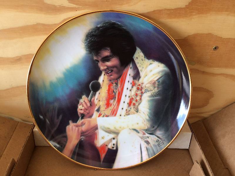 lot 97 image: Loving You Elvis Collector Plate