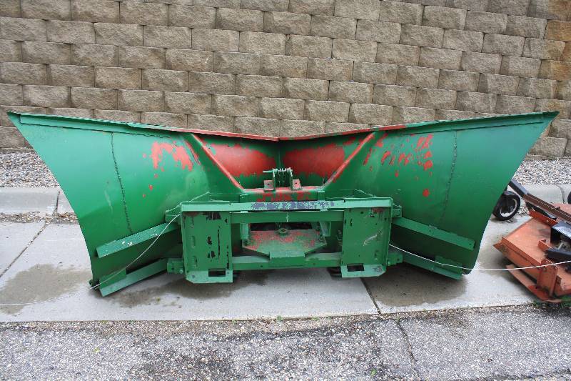 lot 3 image: 8ft V-Plow Blade Attachment for Skid Steer