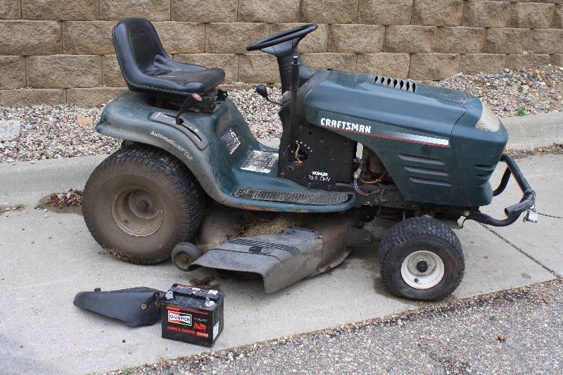 Craftsman 15 hp 42 riding online mower