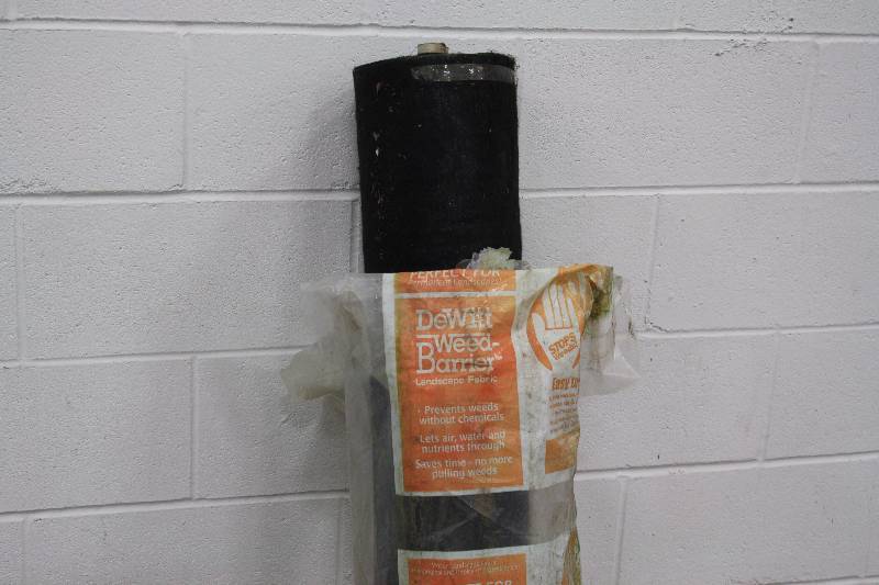 lot 13A image: Professional Weed Barrier Fabric - 20 Year - 4ft x 300ft - Brand New - 1 Roll