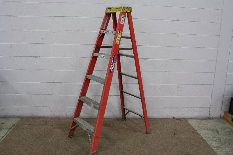 lot 25 image: 6ft. Werner Ladder