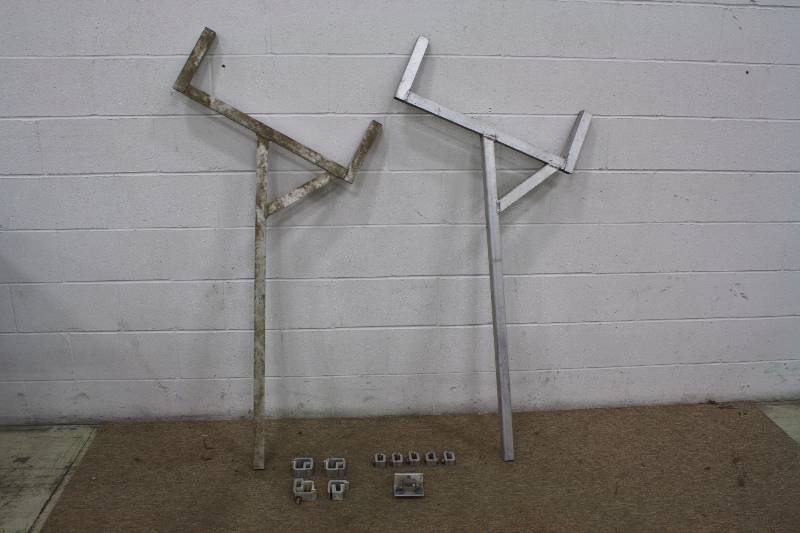 lot 49 image: Ladder Rack with Sets of Topper Mounting Hardware Clips
