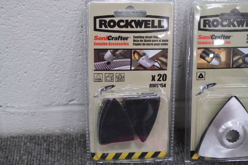 lot 41B image: Rockwell Oscillating Multi-Tool UNIVERSAL Attachments - Factory Sealed New Packages