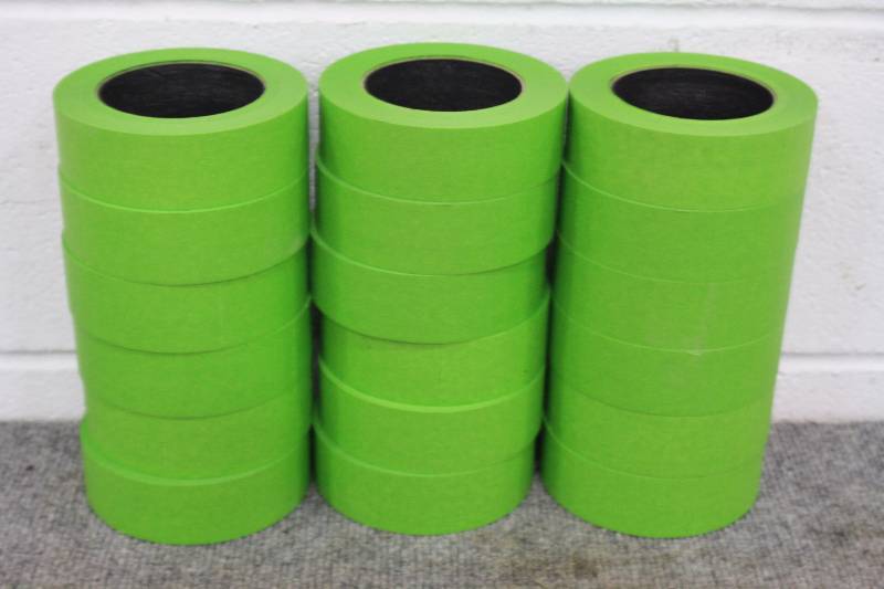 lot 44 image: 18 Rolls of 1.5 Masking Tape - Green