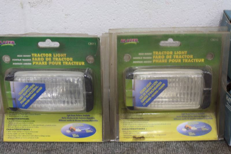 lot 98B image: Tractor Lights and Lamps (4 Qty)