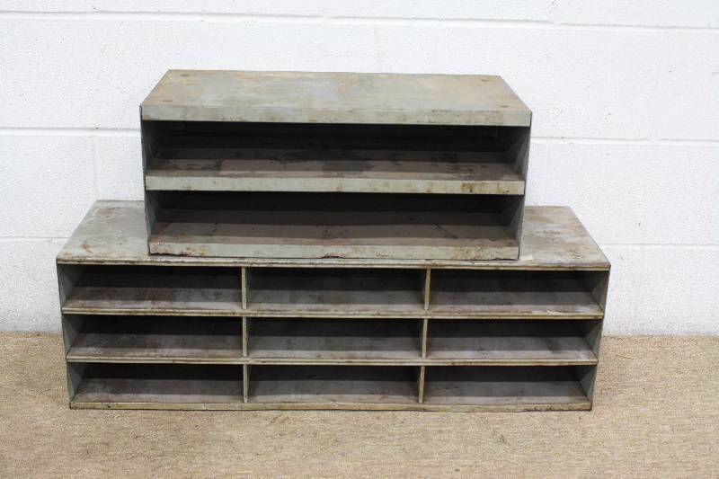 lot 100 image: Metal Shelving