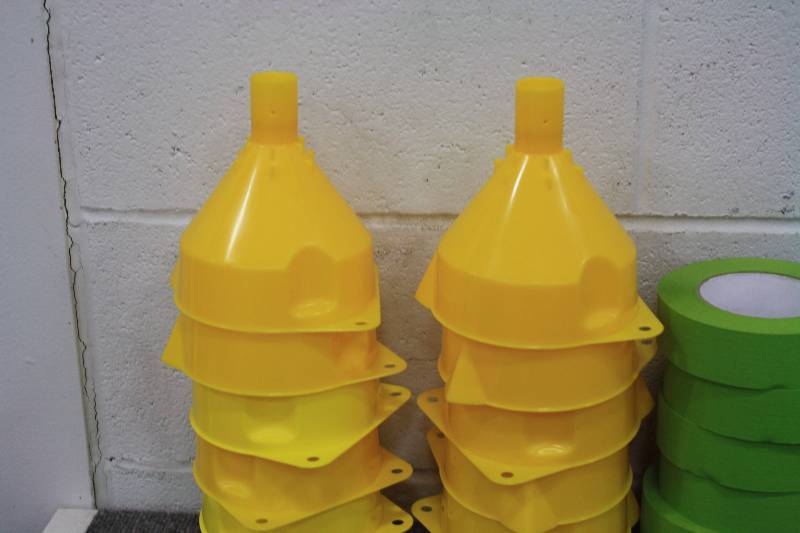 lot 107A image: Heavy Duty Funnels & Masking Tape