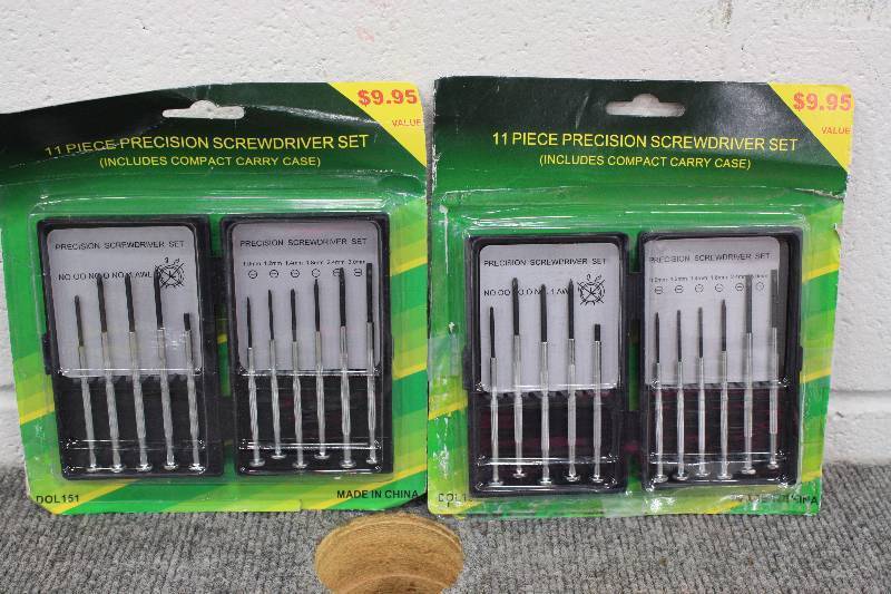 lot 107 image: 11pc Sets of Precision Screwdriver Sets