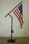 lot 19 image: 9 Ft. Flag Pole with Solar Lights