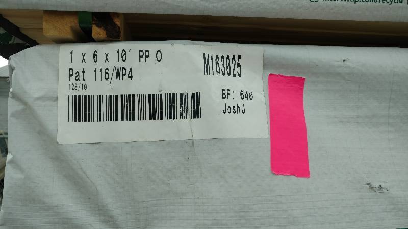 1x6x10 Pondersosa Pine Tongue and Groove