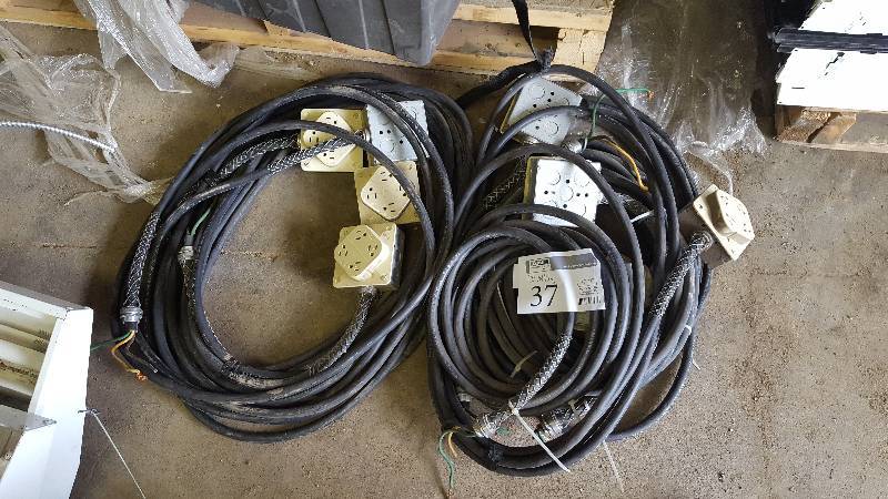 lot 37 image: Lot of (9) Industrial Power Switch - 18 long