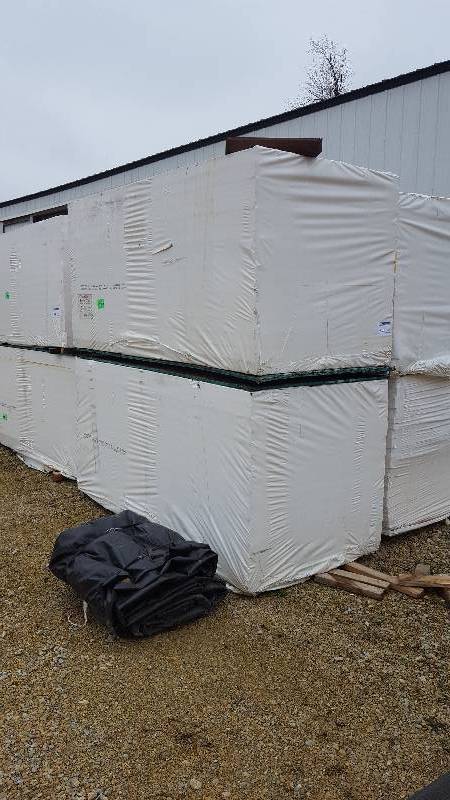lot 12 image: Lot of (2) Stacks of Firestone Enverge CI Foil Exterior Wall Insulation
