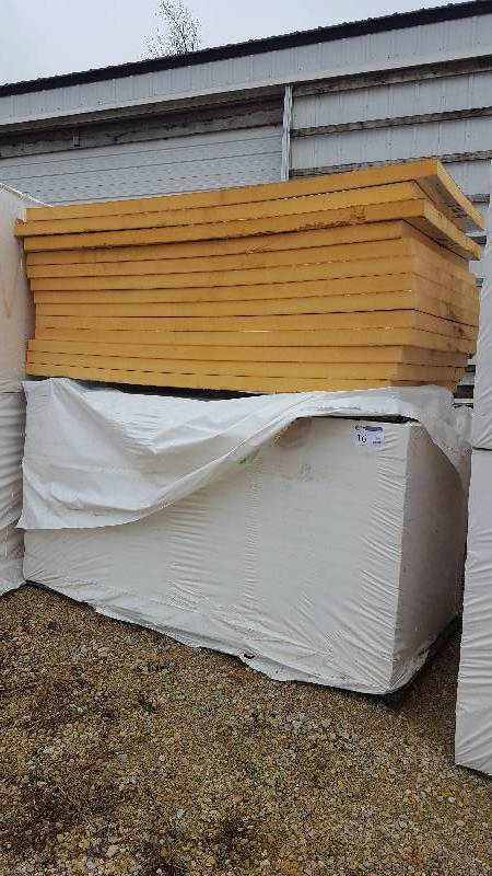 lot 16 image: Lot of (2) Stacks of Firestone Enverge CI Foil Exterior Wall Insulation