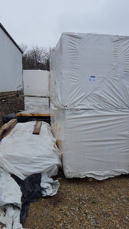 lot 18 image: Lot of (2) Stacks of Firestone Enverge CI Foil Exterior Wall Insulation