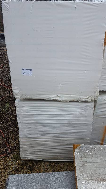 lot 20 image: Lot of (2) Stacks of Firestone Enverge CI Foil Exterior Wall Insulation