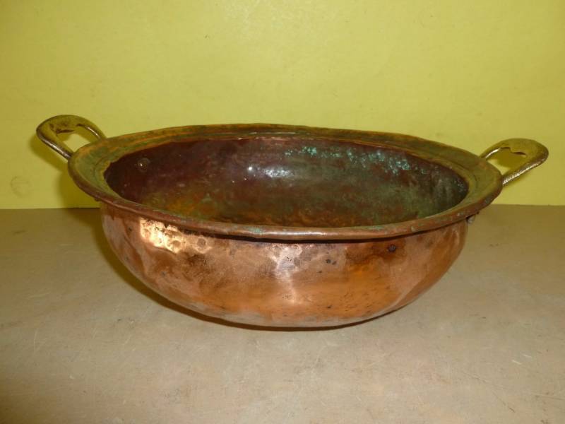 Antique Copper Bowl