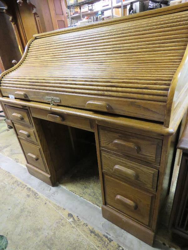 Vintage Roll Top Desk