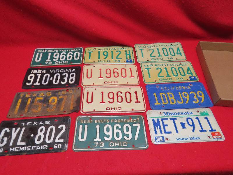 Collectible License Plates