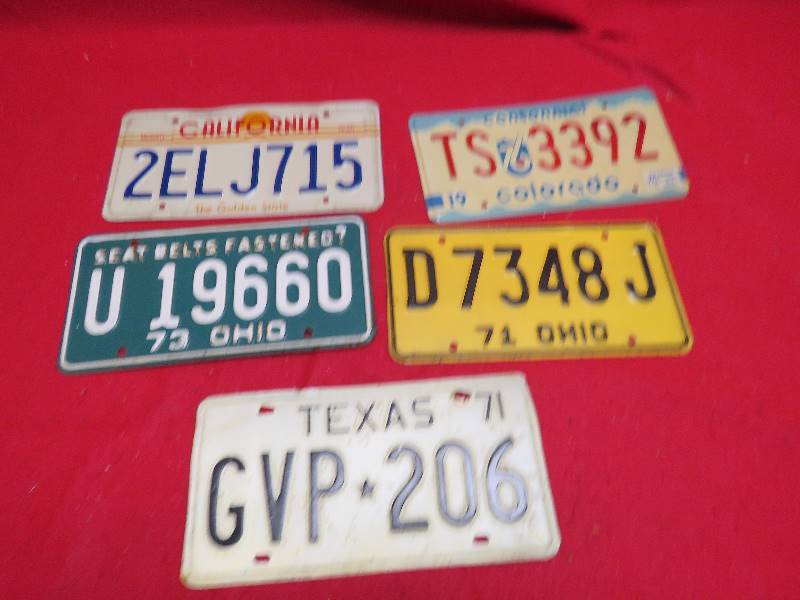 Collectible License Plates
