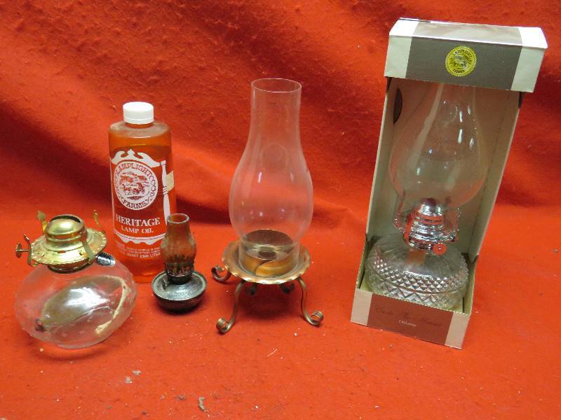 Vintage Oil Lamps