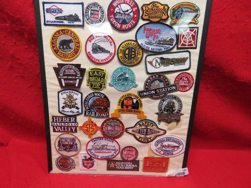 Collectible Railroad Patches
