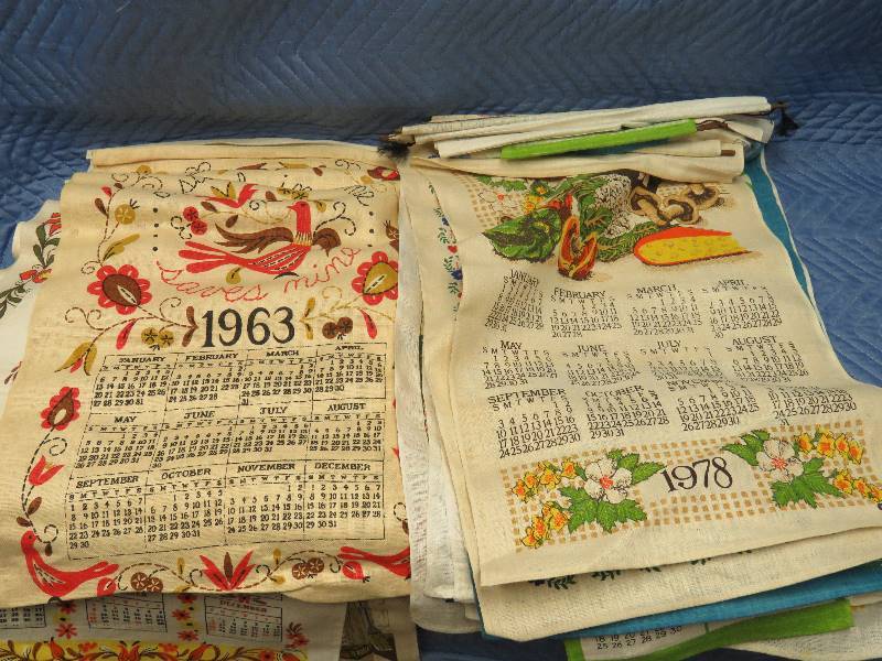 Vintage Cloth Calendars