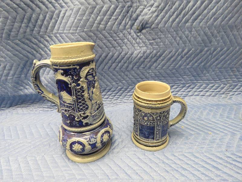 German Pitcher and Mug