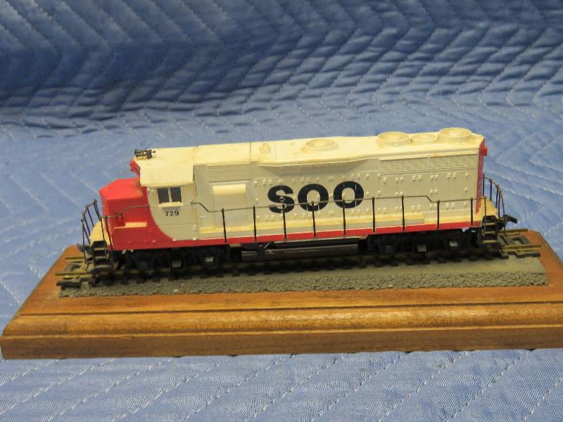 Vintage Train Engine Display