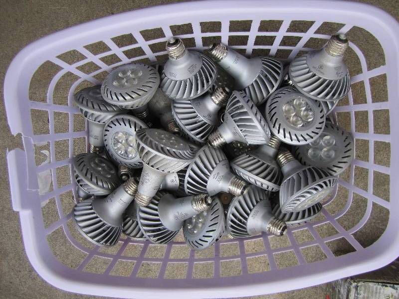 Basket of LED lights, used less tha...