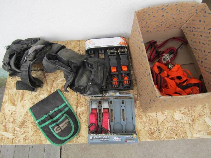 Tool belts and rachet straps...