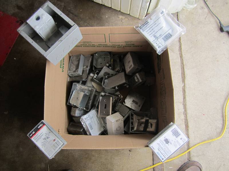 Lot of electrical boxes...