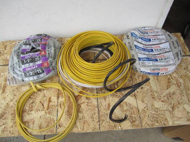 Electrical and conduit wire...