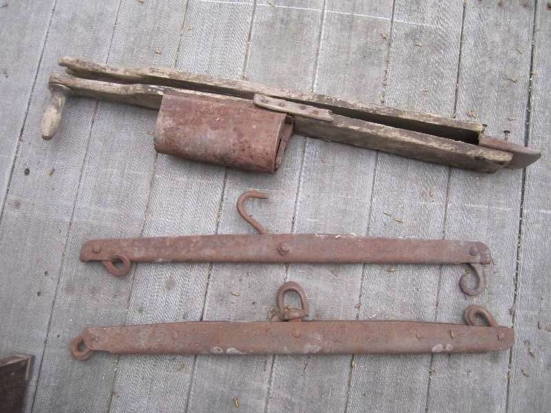 2 Antique hookk harnesses and a see...