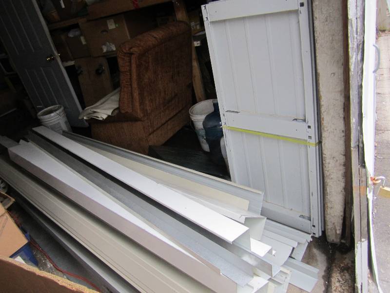 Large lot of metal trim, corners an...