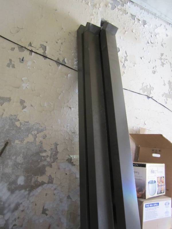5 heavy guage connercial downspouts...