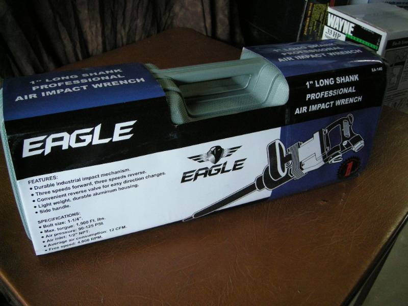 lot 21 image: Eagle 1 Long Shank Professional Impact Wrench