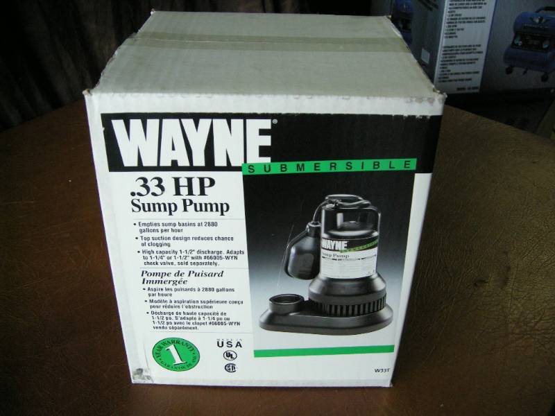 lot 31 image: Wayne Sump Pump