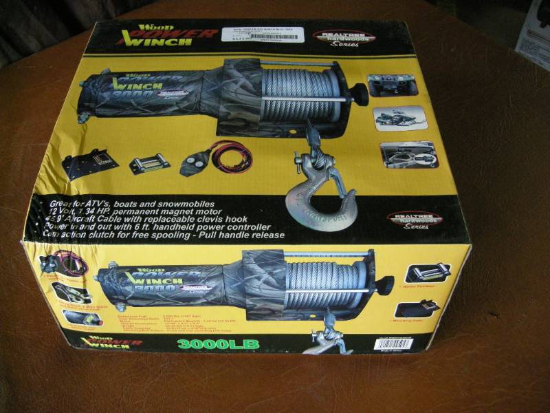 lot 16 image: Wood Power Winch 3,000 lb
