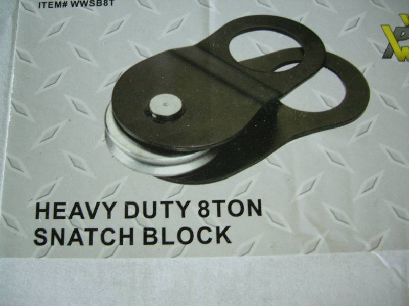 lot 35 image: Heavy Duty 8 Ton Snatch Block