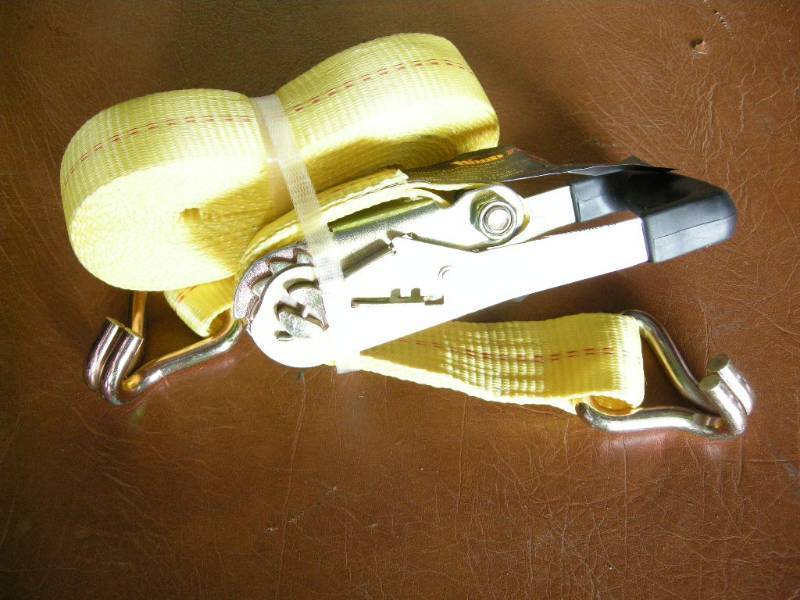 lot 60 image: 2 Ratchet Tie Down Strap