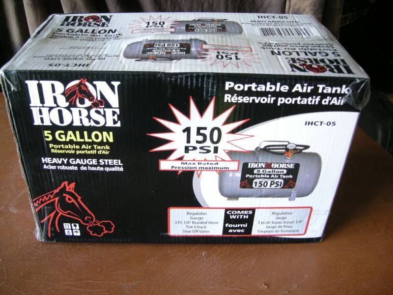 lot 68 image: Iron Horse Portable Air Tank