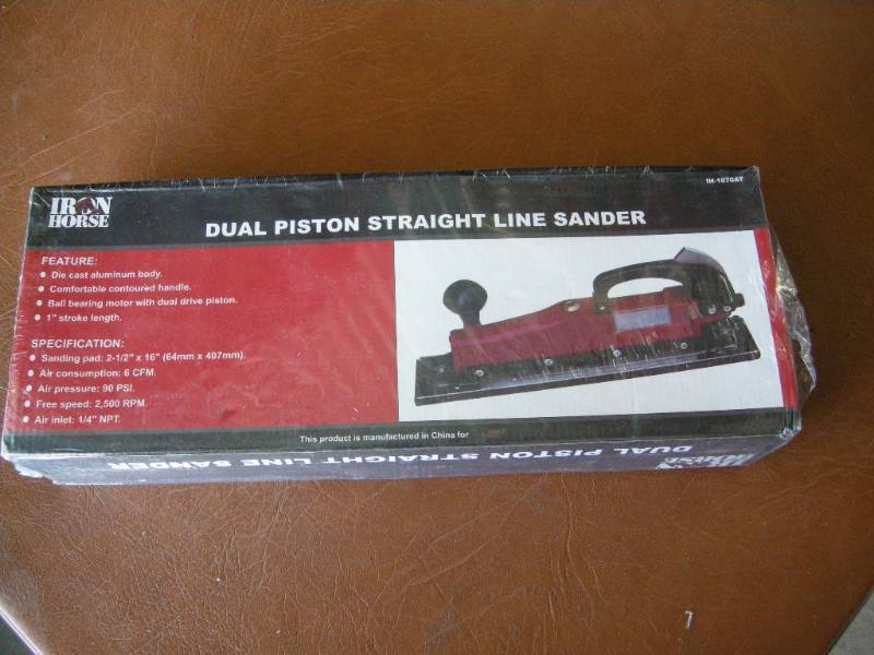 lot 72 image: Iron Horse Straight Line Sander